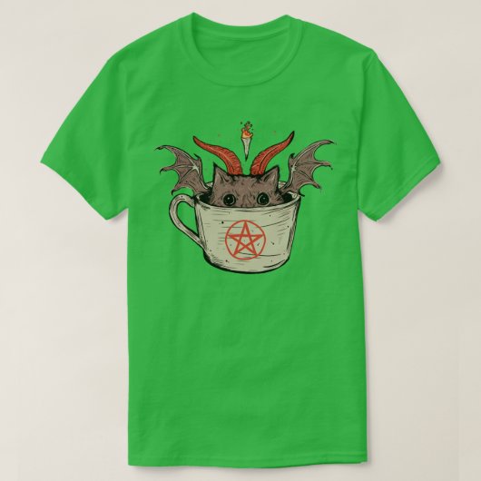 demon-koffie t-shirt (Design voorkant)