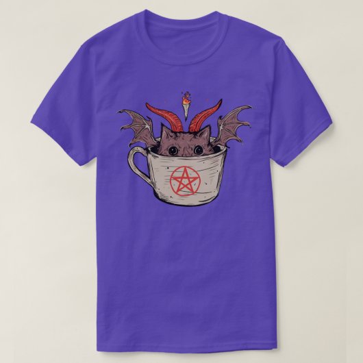 demon-koffie t-shirt (Design voorkant)
