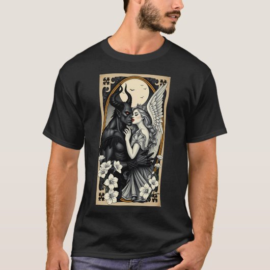 Demon loves angel 3 t-shirt (Voorkant)