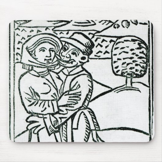 Demon Making Love to a Witch Muismat (Voorkant)