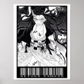 Demon Nezuko Kamado Kimetsu No Yaiba CODE Poster (Voorkant)