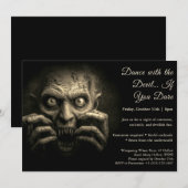 Demon Night Halloween Kostuum Feest Uitnodiging (Voorkant / Achterkant)