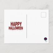 Demon Nun Halloween Feestdagenkaart (Achterkant)