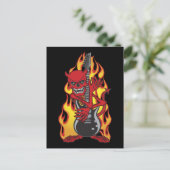 Demon of Rock Briefkaart (Staand voorkant)