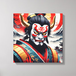 Demon Oni 3 Canvas Afdruk