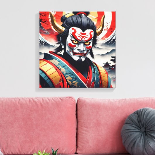 Demon Oni 3 Canvas Afdruk (Insitu (Woonkamer))