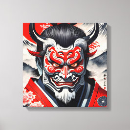 Demon Oni 4 Canvas Afdruk