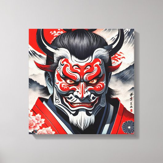 Demon Oni 4 Canvas Afdruk (Voorkant)