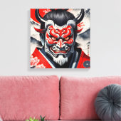Demon Oni 4 Canvas Afdruk (Insitu (Woonkamer))