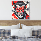 Demon Oni 4 Canvas Afdruk (Insitu (Slaapkamer))