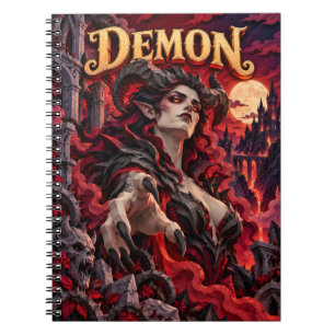 Demon, Papieren Uitgesneden Monster Notitieboek