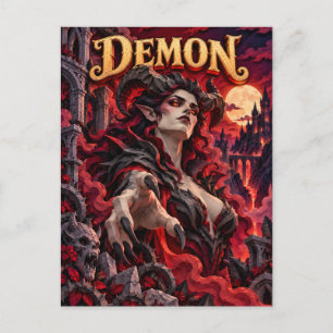 Demon, Papierknip Monster Briefkaart