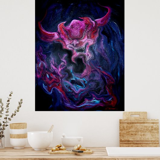 Demon Poster (Keuken)