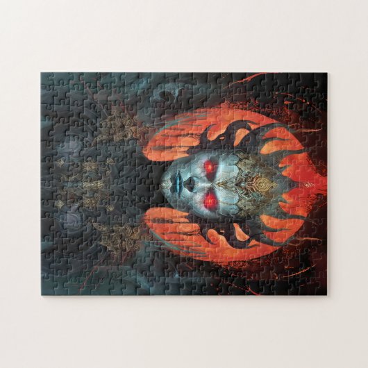 Demon Queen Dark Goddess Fantasy Art Legpuzzel (Horizontaal)