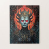 Demon Queen Dark Goddess Fantasy Art Legpuzzel (Verticaal)