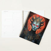Demon Queen Dark Goddess Fantasy Art Planner (Display)
