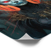 Demon Queen Dark Goddess Fantasy Art Poster (Hoek)