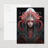 Demon Queen Fantasy Kunst Briefkaart (Voorkant / Achterkant)