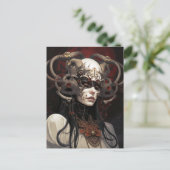 Demon Queen Fantasy Kunst Briefkaart (Staand voorkant)