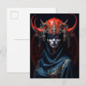 Demon Queen Fantasy Kunst Briefkaart (Voorkant / Achterkant)