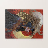 Demon Queen Fantasy Kunst Legpuzzel (Horizontaal)