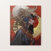 Demon Queen Fantasy Kunst Legpuzzel (Verticaal)