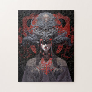 Demon Queen Fantasy Kunst Legpuzzel