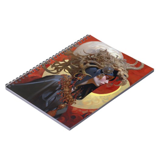 Demon Queen Fantasy Kunst Notitieboek (Linkerzijde)