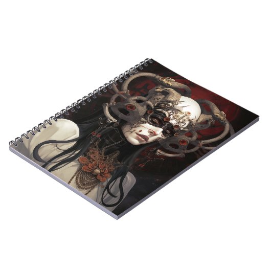 Demon Queen Fantasy Kunst Notitieboek (Linkerzijde)