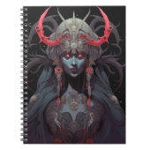Demon Queen Fantasy Kunst Notitieboek (Voorkant)