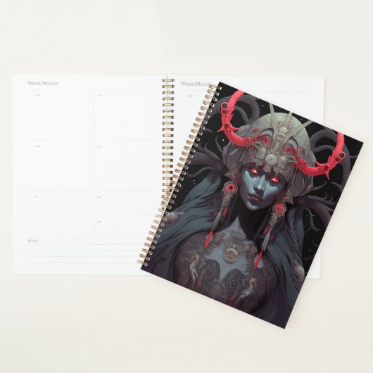 Demon Queen Fantasy Kunst Planner (Display)