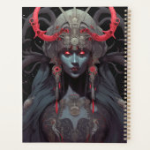 Demon Queen Fantasy Kunst Planner (Achterkant)