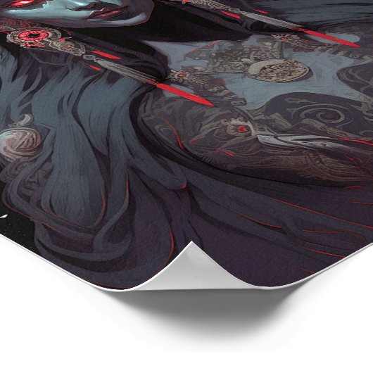 Demon Queen Fantasy Kunst Poster (Hoek)