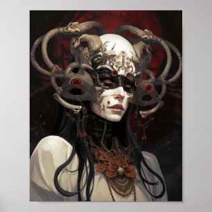 Demon Queen Fantasy Kunst Poster