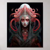 Demon Queen Fantasy Kunst Poster (Voorkant)