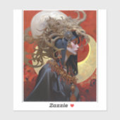 Demon Queen Fantasy Kunst Sticker (Vel)