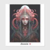 Demon Queen Fantasy Kunst Sticker (Vel)