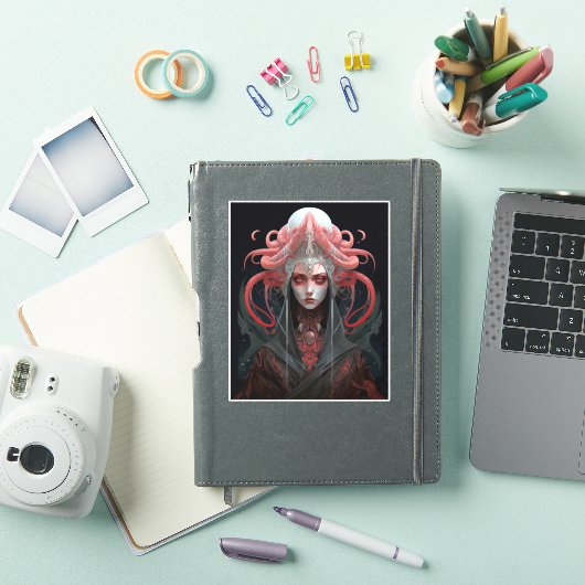 Demon Queen Fantasy Kunst Sticker (iPad Cover)