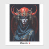 Demon Queen Fantasy Kunst Sticker (Vel)