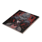 Demon Queen Fantasy Kunst Tegeltje (Zijkant)