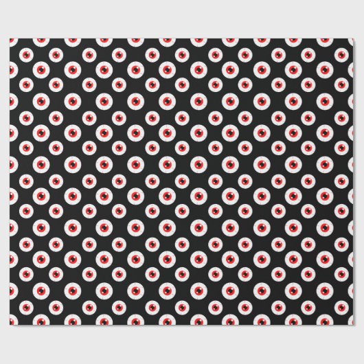 Demon Red Eyeball Cadeaupapier (Vlak)