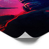 Demon Roboter mit Flügel bei einem UFO Poster (Hoek)