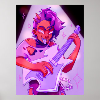 Demon Rock Star Poster