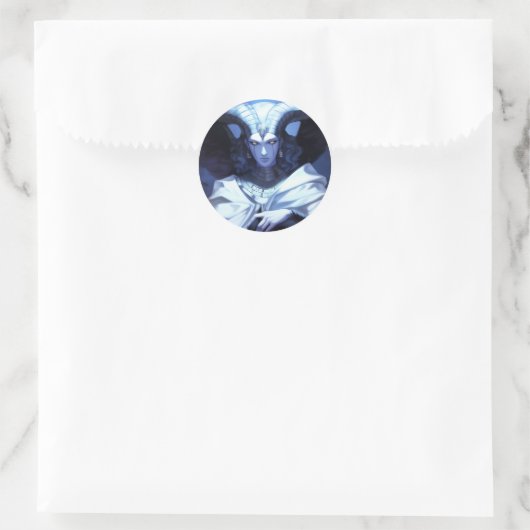 Demon Ronde Sticker (Tas)