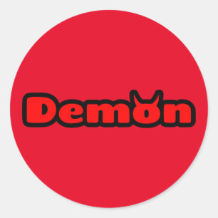 Demon Ronde Sticker