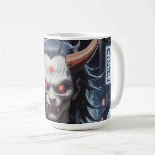 Demon Samurai Koffiemok (Voorkant rechts)