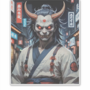 Demon Samurai Sticker