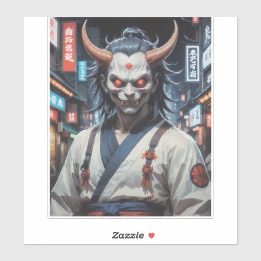 Demon Samurai Sticker (Vel)