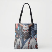 Demon Samurai Tote Bag (Voorkant)