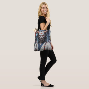 Demon Samurai Tote Bag